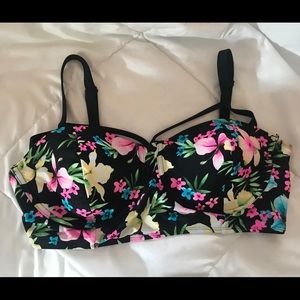 Floral Swim Suit Top